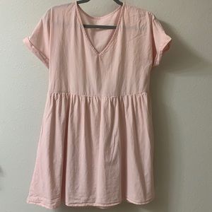 Pink Smock Dress